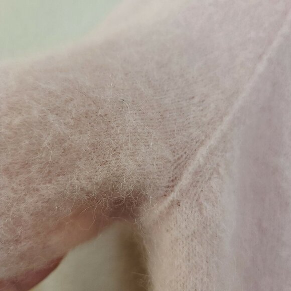 COS Sweater Womens Small Pink Alpaca Wool Blend Fuzzy Knit Casual Basic Work - Picture 10 of 12